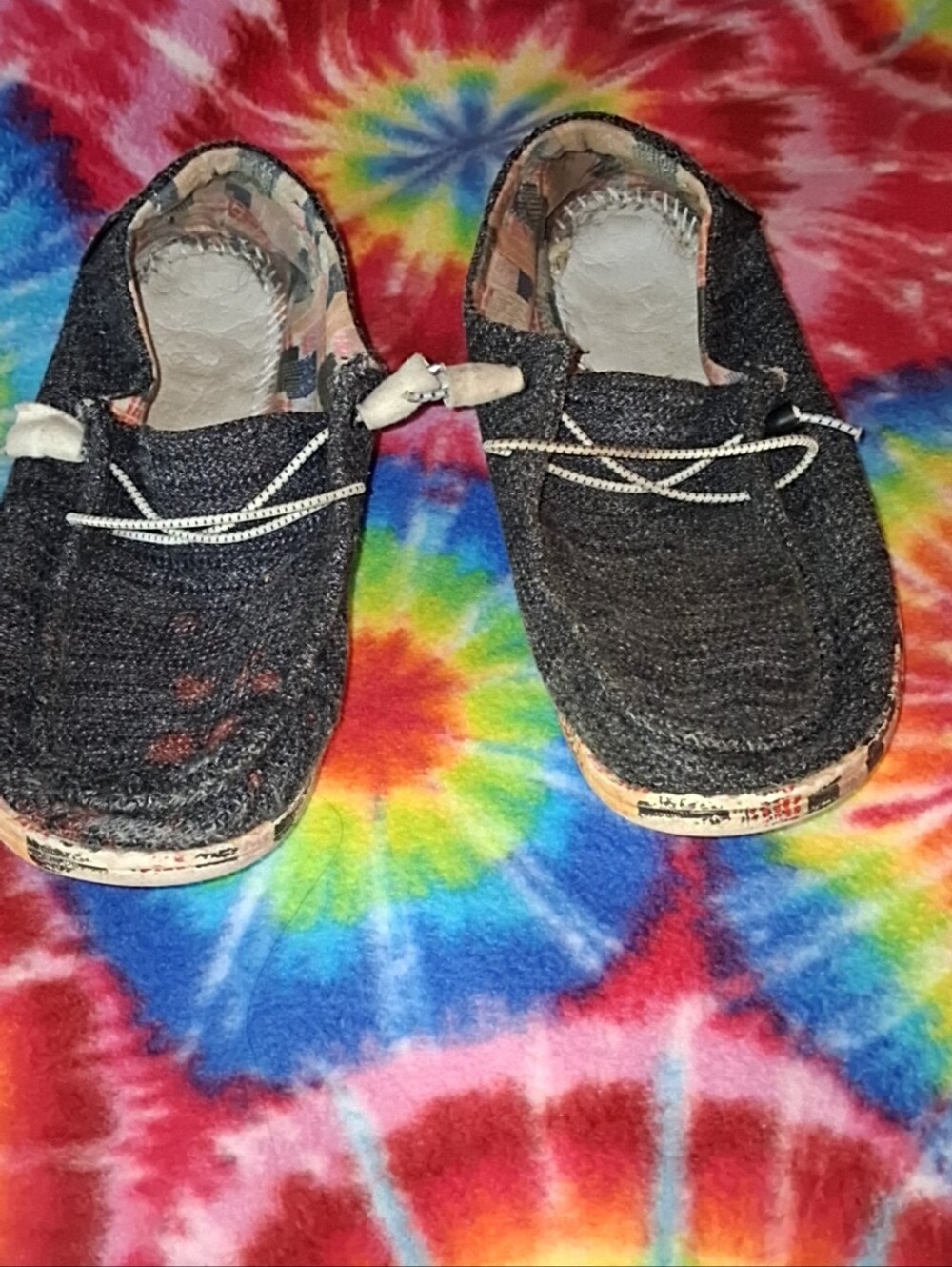 Gray Hey Dude Sneakers. Size 7